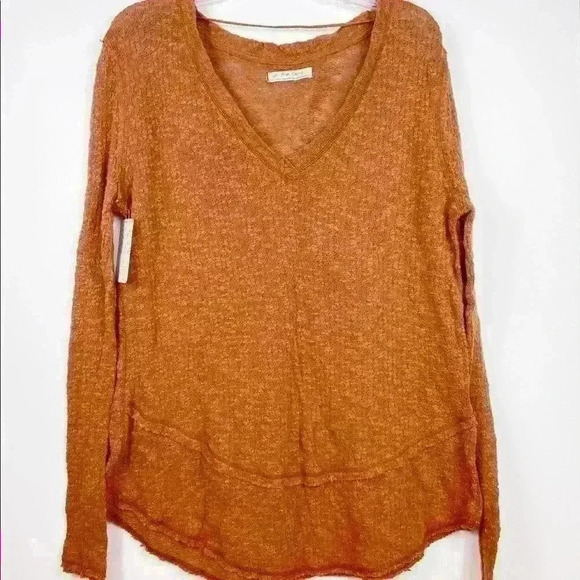 NWT WE THE FREE “Ocean Air Hacci Top” sz XS - Picture 2 of 9